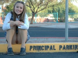 Will the Principal Give Her a Ride Home?