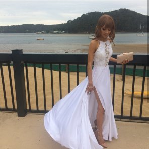 amateur-Foto Redhead at Formal/Prom