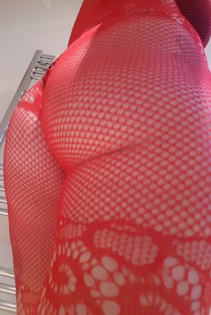 amateur pic Body stocking booty.