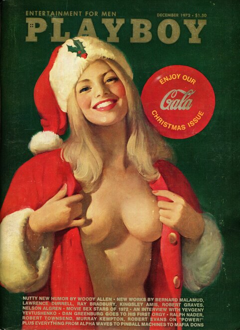Playboy December 1972 cover.