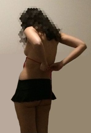 amateur photo My wife getting ready for a party