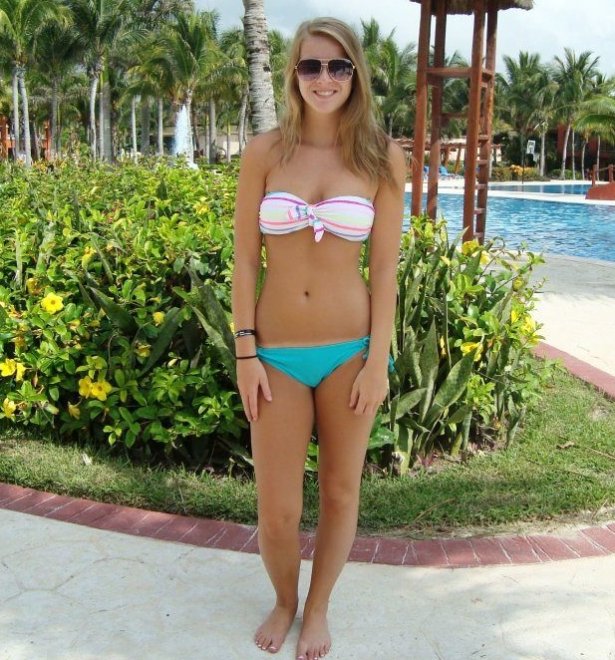 Cute girl in bikini