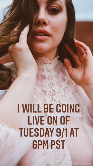 lilliasright-25-08-2020-105323655-Announcement of a live show