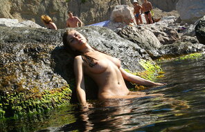 foto amateur All natural Inna goes Nude Camping 7
