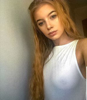 amateur photo In a see-thru top