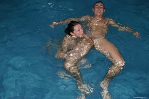 photo amateur In the pool