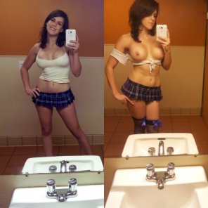 amateur photo Skirt and a tanktop