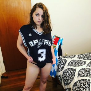 amateur photo In honor of my favorite players retirement game tonight ginobili go spurs go !!!! 24 [f]