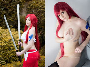 amateur photo [Self] Erza Scarlet ON/OFF by Koto Cosplay