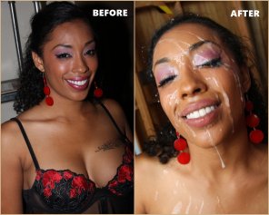 アマチュア写真 Donna Red - Cumbang - Before & After