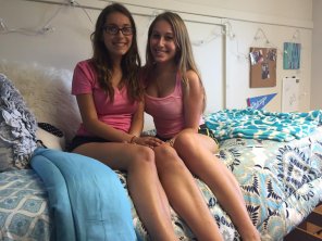 amateur photo Dorm Room Sisters