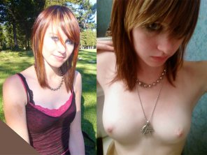 photo amateur Anarchy Necklace Topless
