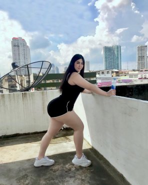 amateur pic Rooftop Babe