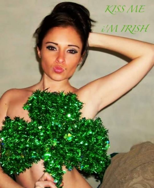 Stunning Irish beauty teasing