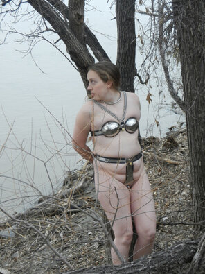 zdjęcie amatorskie Female chastity belt