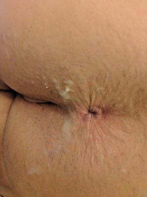 amateur photo My man pummeled my pussy then finished in my ass