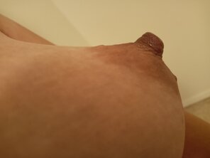 Just my nipple.