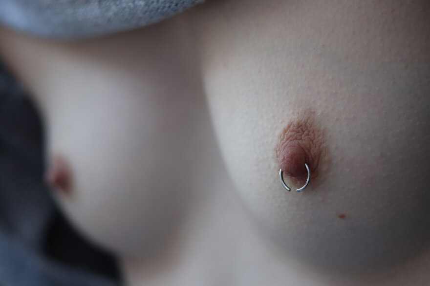 They're little, but at least the piercing makes them that bit more pronounced...