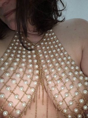 foto amadora New pearl necklace!