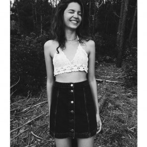 Clothing White Photograph Black Crop top 