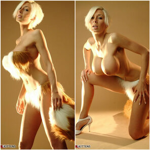 Fox Cosplay On/Off by Marie Claude Bourbonnais
