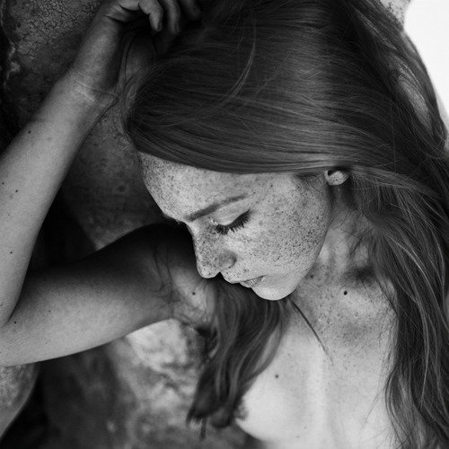 Black & White Freckles nsfw