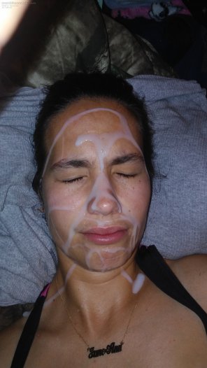 foto amateur Unique pattern on her face