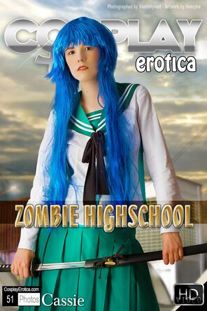 Bodacious Cosplay Erotica Cassie – Zombie Highschool (Highschool of the Dead) – 51 pics