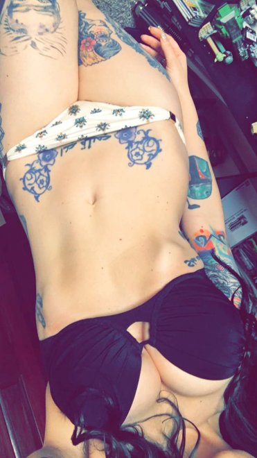 Tattooed Selfie nude
