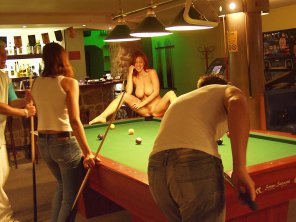 amateurfoto Try to beat her now at pool