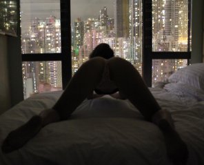 photo amateur Ass, Thong, & a View