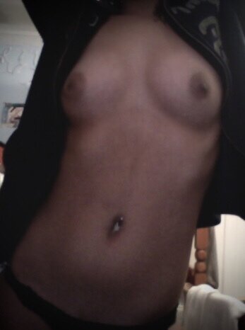 [F,18] Here is an old pic of my nipples from when I was 18 and before I got them pierced... I like them so much more now ðŸ™ƒ