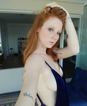 Pale redhead