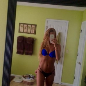 foto amateur Bikini selfie