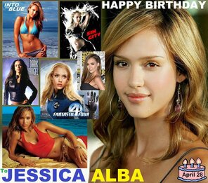 amateur-Foto Jessica Alba Happy Birthday