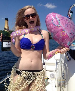 foto amadora Party boat
