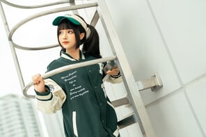 zdjęcie amatorskie Chunmomo-蠢沫沫-Baseball-Girl-1
