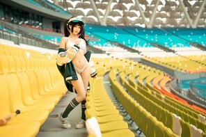 photo amateur Chunmomo-蠢沫沫-Baseball-Girl-32