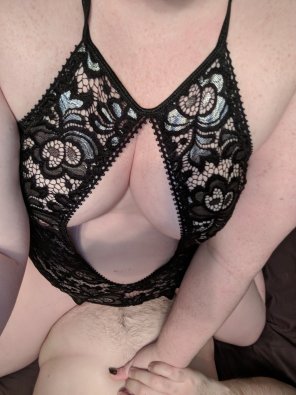 amateur pic Wife took a mid-fuck selfie