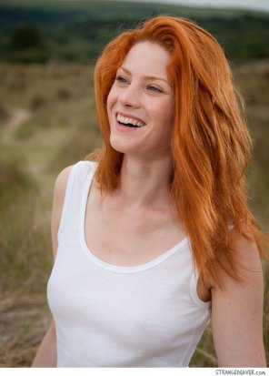 zdjęcie amatorskie Hair Face Photograph Beauty Red hair Red 
