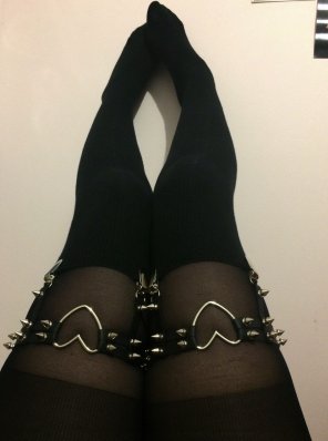 zdjęcie amatorskie [Self] [F] Stockings, thigh highs and garters