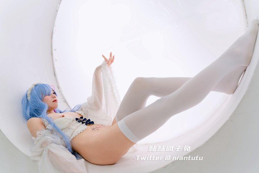 咬一口兔娘ovo (Yaokoututu) cosplay Rem Bride - ReZero (39)