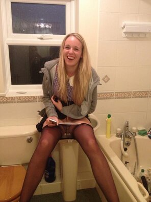 foto amateur When the toilet is broken
