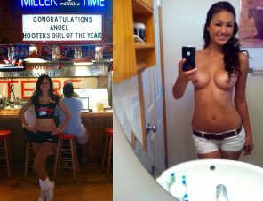 foto amadora Hooters girl of the year