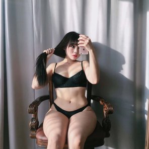Some thick Asian girl
