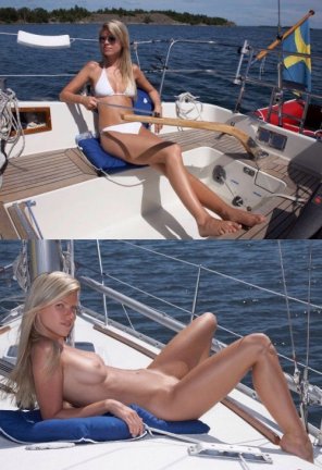 photo amateur On a Boat