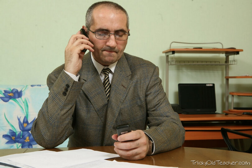 Young redhead is tricked into hardcore sex by her old teacher_0001