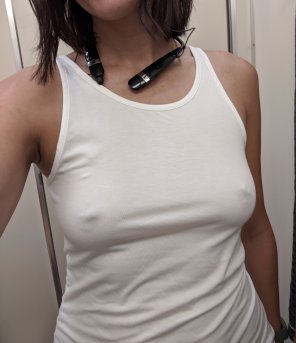 amateur pic my wife in the dressing room