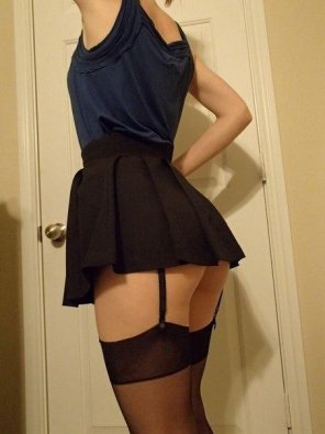 foto amatoriale Short skirt