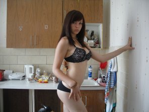 foto amateur In the kitchen